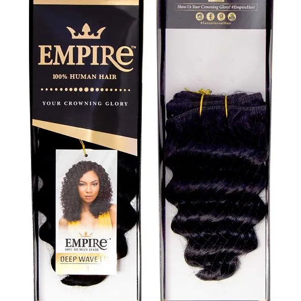 SENSATIONNEL Empire 100% Human Hair Weave - DEEP WAVE