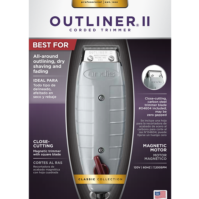 Andis Outliner II Square Blade Trimmer