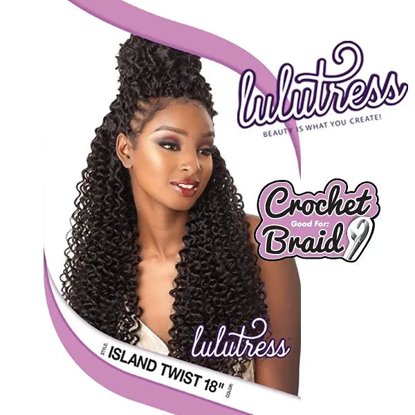 SENSATIONNEL Lulutress Crochet Braid - ISLAND TWIST 18"