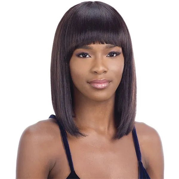 SHAKE-N-GO Naked Brazilian Natural 100% Human Hair Wig - DION