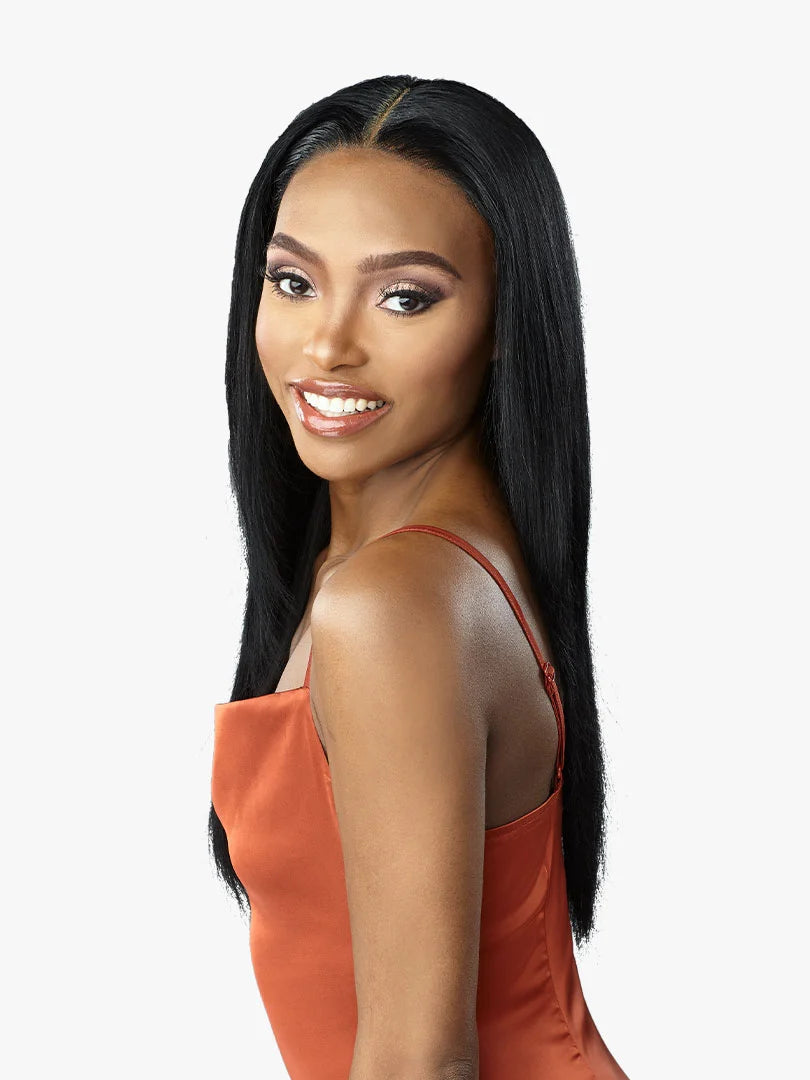Sensationnel 15A Unprocessed 100% Virgin Human Hair 13"x4" HD Lace Frontal Wig STRAIGHT 22"