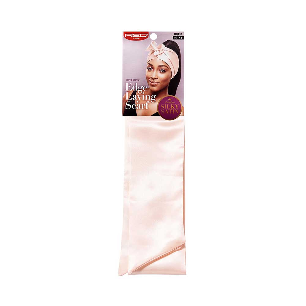 RED BY KISS Silky Satin Edge Laying Scarf