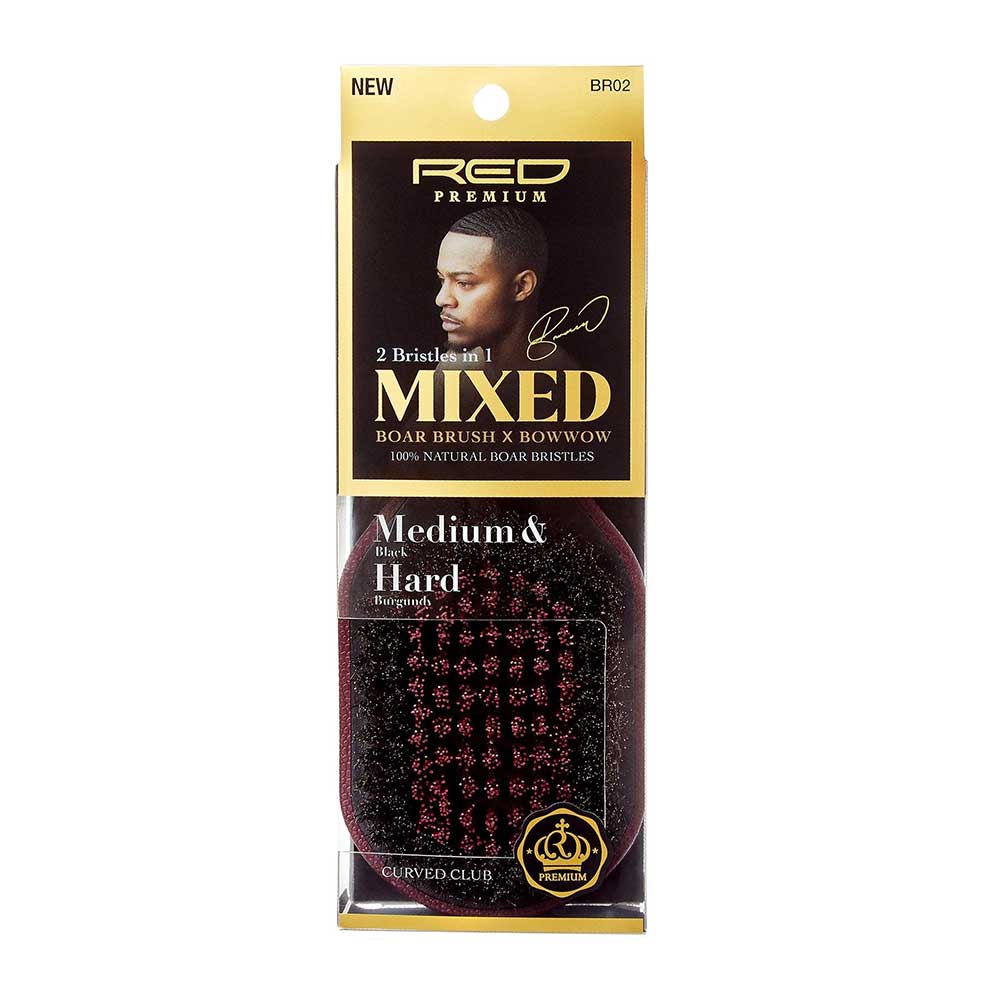 RED BY KISS Mixed Boar Brush Medium & Hard Bristles