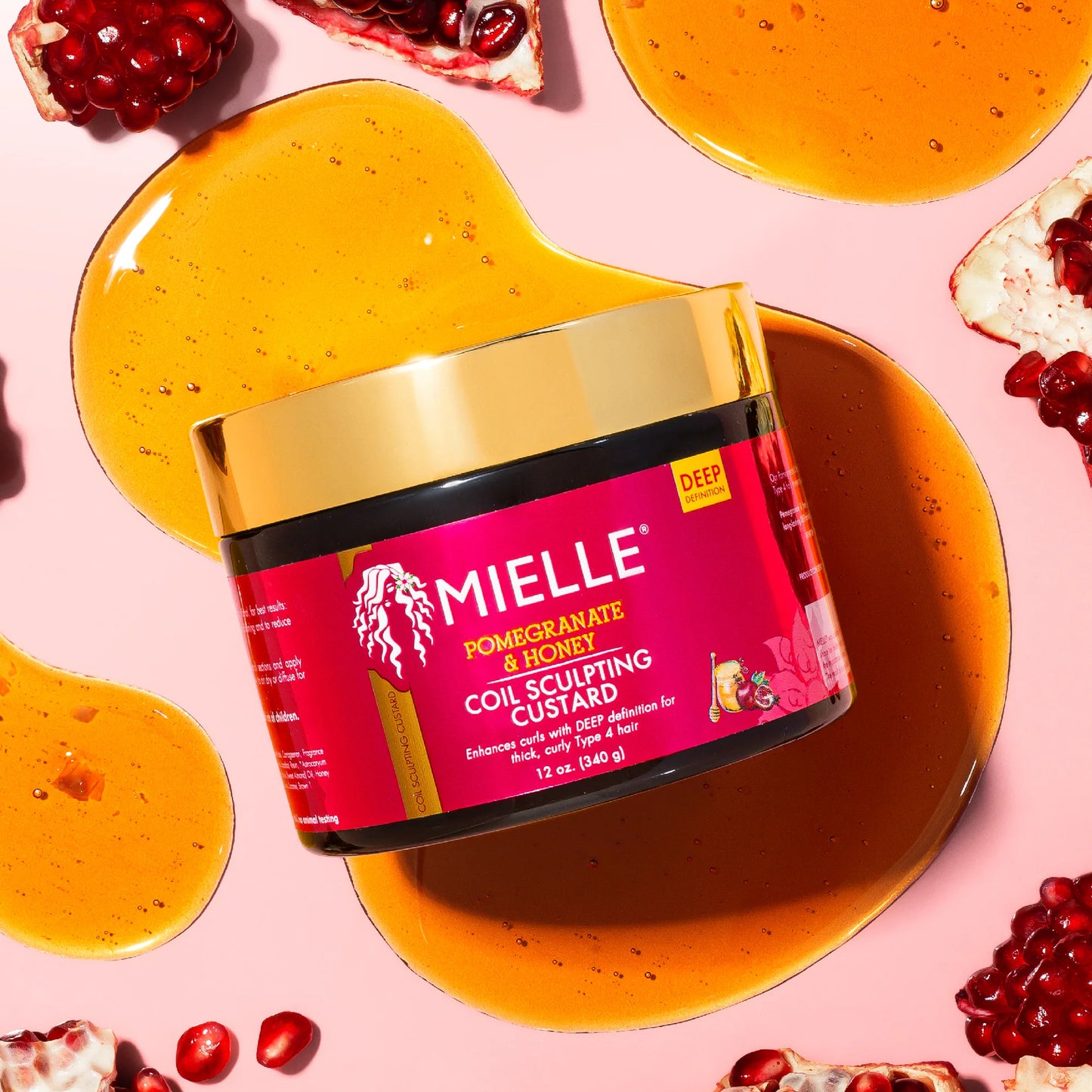 MIELLE ORGANICS Pomegranate & Honey Coil Sculpting Custard