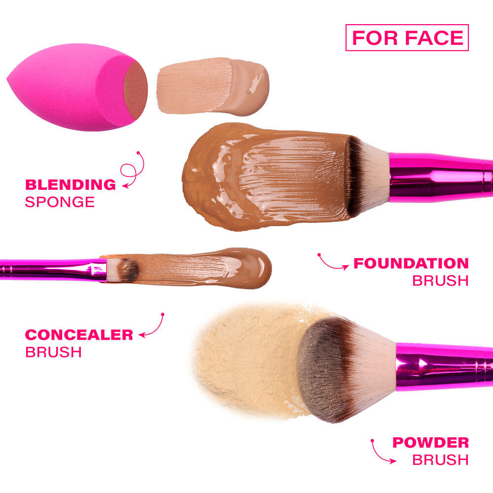 RUBY KISSES Essential Brush & Sponge Set ($25 Value)