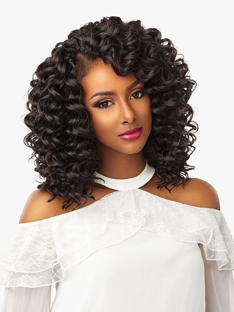 SENSATIONNEL Lulutress Crochet Braid - 2X DEEP WAVE 8"