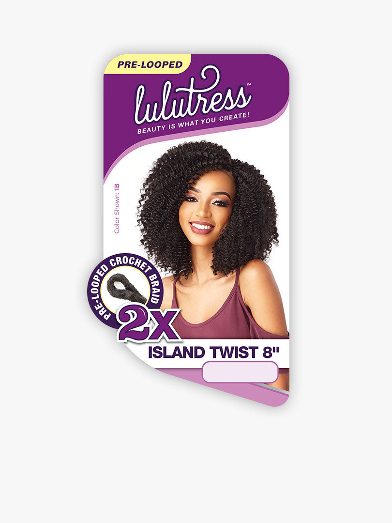 SENSATIONNEL Lulutress Crochet Braid - 2X ISLAND TWIST 8"