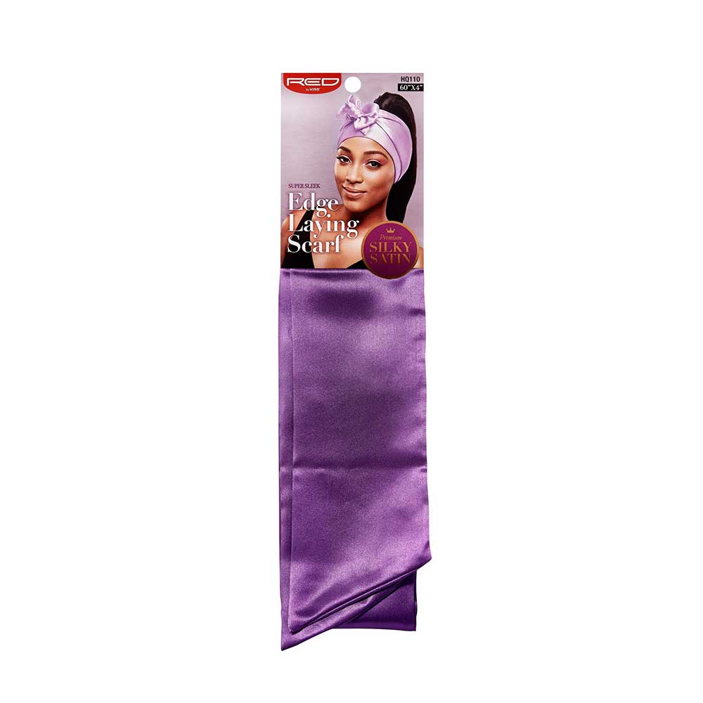 RED BY KISS Silky Satin Edge Laying Scarf