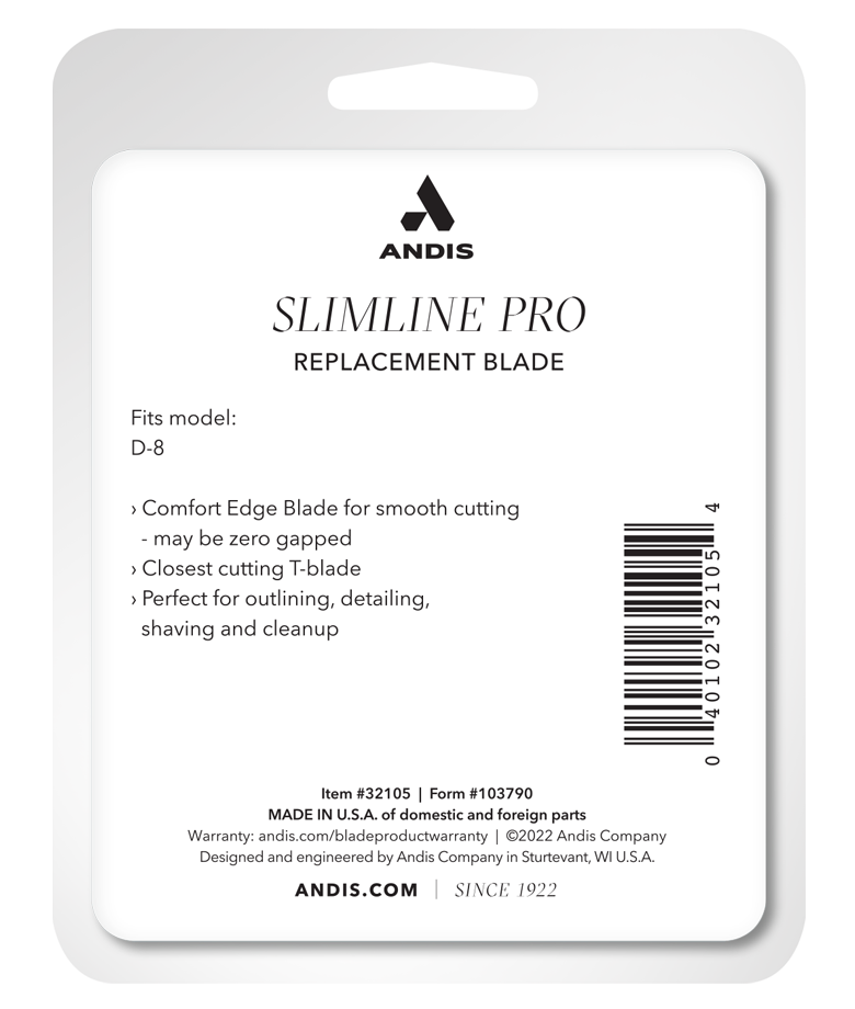Andis Slimline Pro Li Trimmer Replacement Blade Set - Carbon Steel