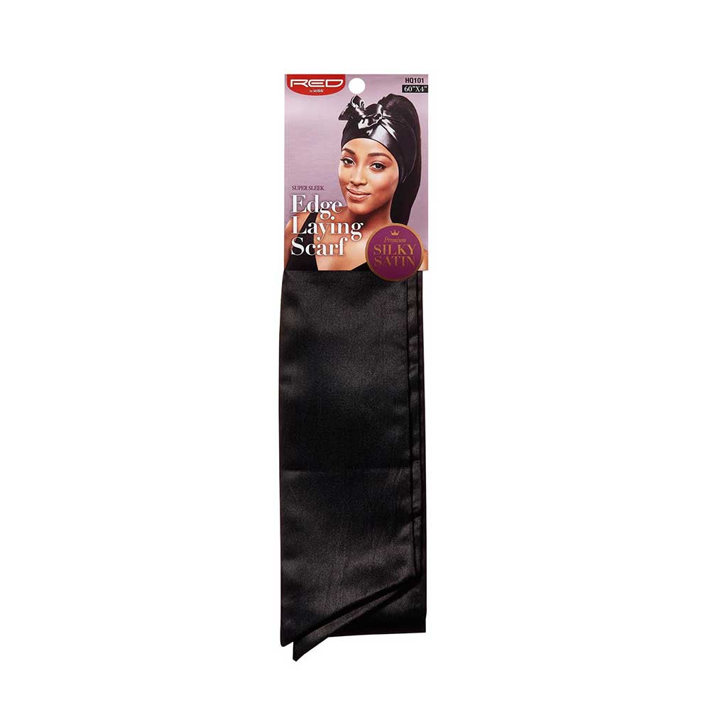 RED BY KISS Silky Satin Edge Laying Scarf