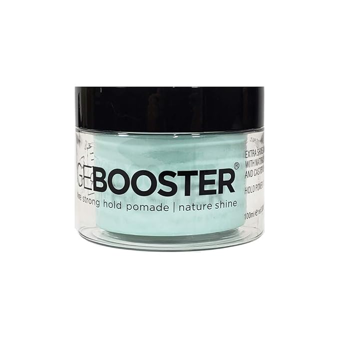 EDGE BOOSTER Extra Shine Strong Hold Pomade Nature Shine 3.38oz