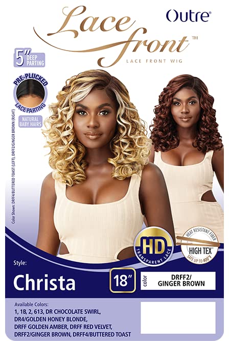 Outre Premium Synthetic Lace Front Wig - CHRISTA (BUY ONE GET ONE FREE)