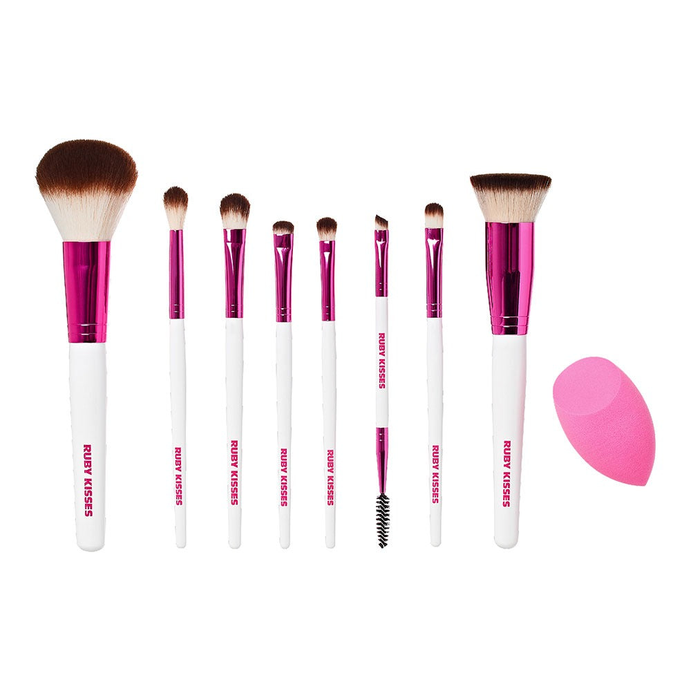 RUBY KISSES Essential Brush & Sponge Set ($25 Value)