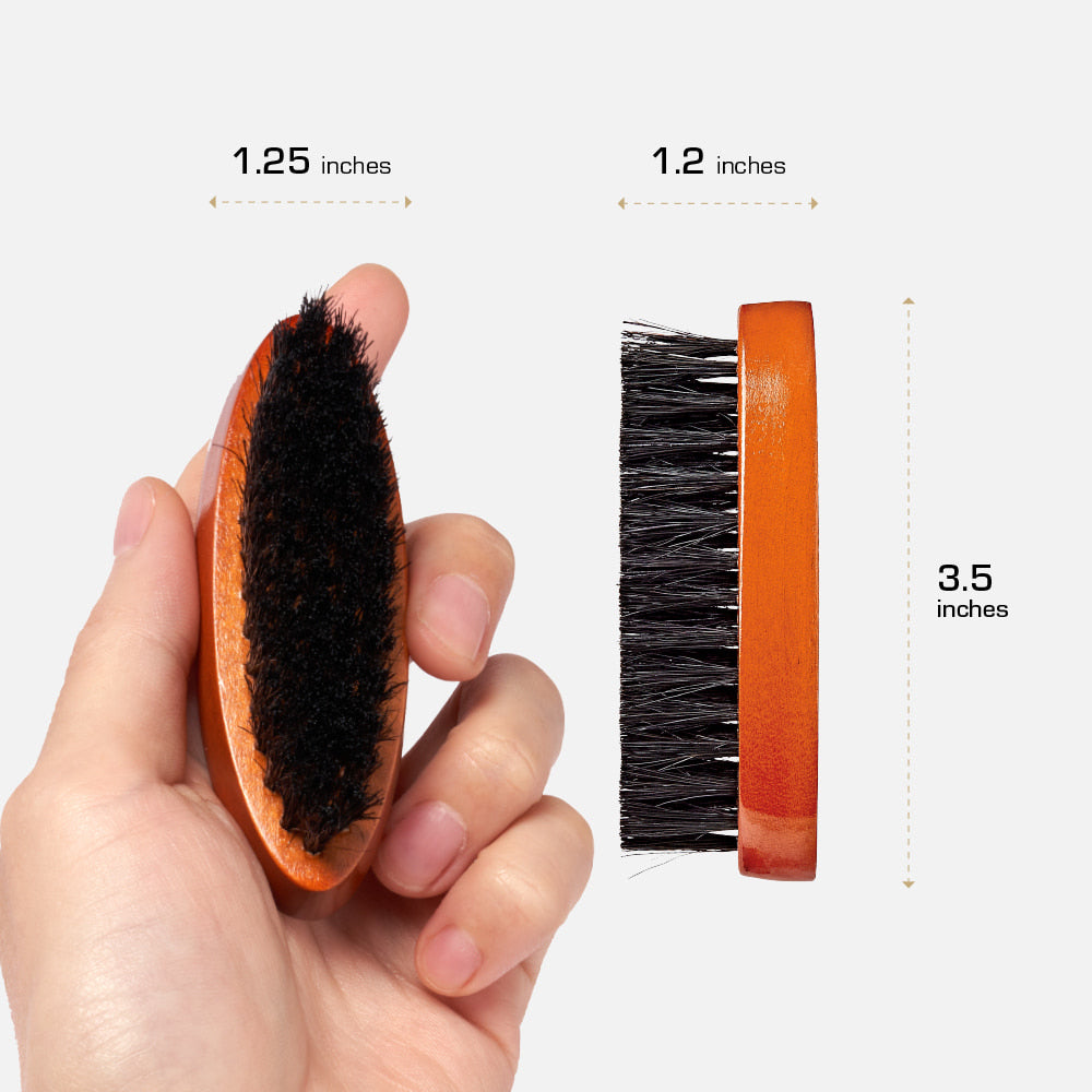 RED BY KISS Premium Beard Medium Soft Round Mini Brush