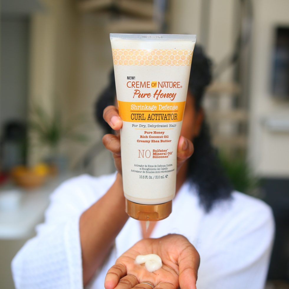 Creme Of Nature Pure Honey Shrinkage Defense Curl Activator 10.5oz