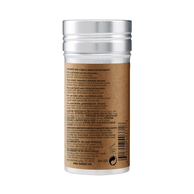 TIGI Bed Head Hair Wax Stick for Cool People 2.7oz