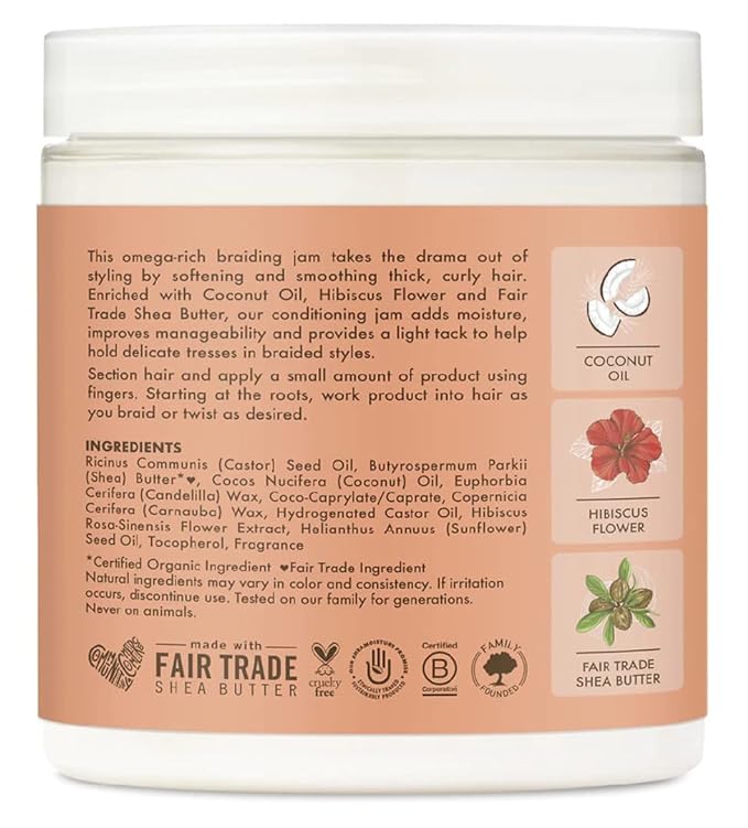 SheaMoisture Coconut & Hibiscus Kids Braiding Jam