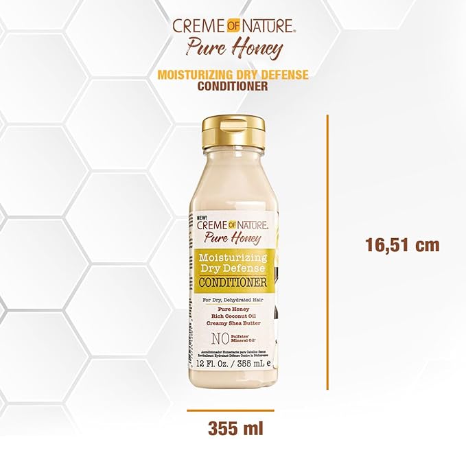 Creme of Nature Pure Honey Moisturizing Dry Defense Conditioner 12oz
