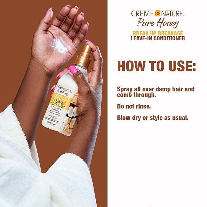 Creme Of Nature Pure Honey Leave in Conditioner 8 oz
