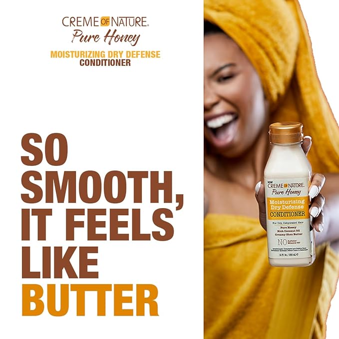 Creme of Nature Pure Honey Moisturizing Dry Defense Conditioner 12oz