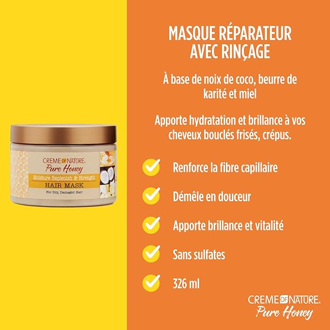 Creme of Nature Pure Honey Hair Mask 11.5oz