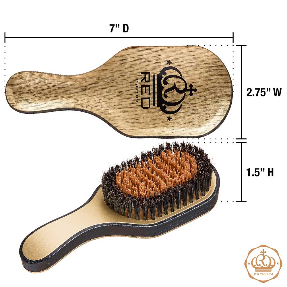 RED BY KISS BOW WOW X Metallic 2-in-1 Boar Brush