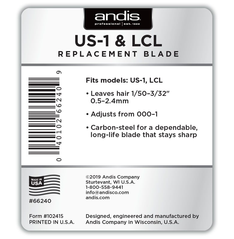 Andis US-1 & LCL Replacement Blade Set