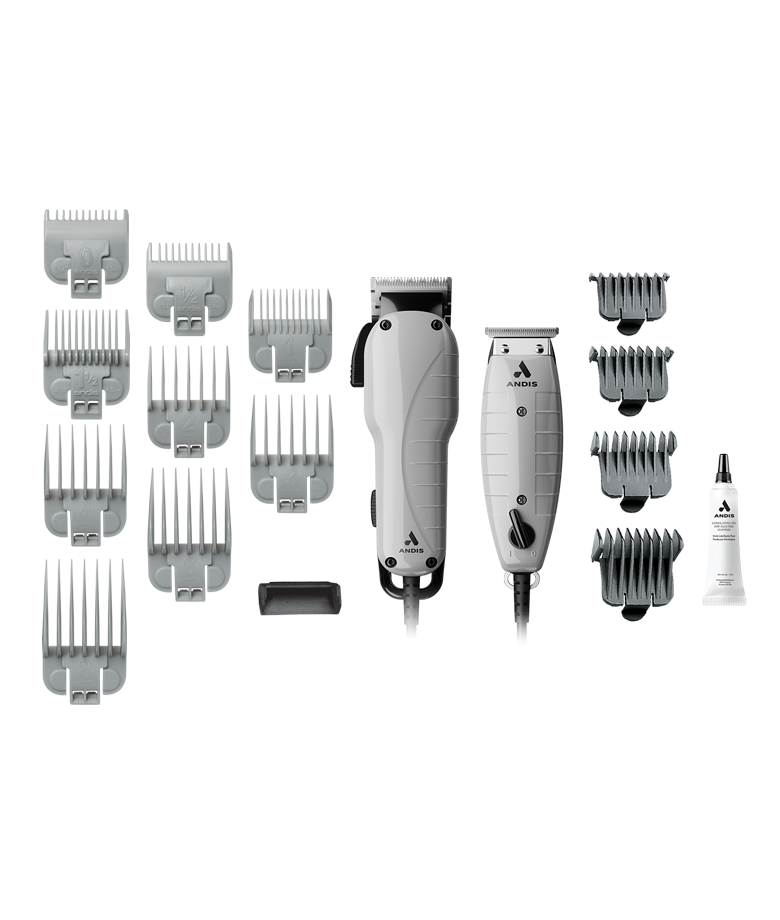 Andis Barber Combo (Adjustable Blade Clipper & Corded Trimmer)