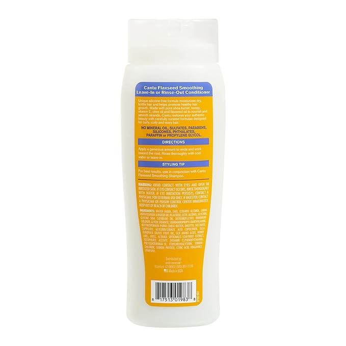 Cantu Flaxseed Conditioner Leave-In Or Rinse-Out 13.5oz