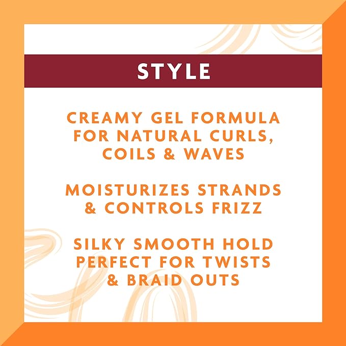 Cantu Moisturizing Twist & Lock Gel with Shea Butter for Natural Hair, 13oz