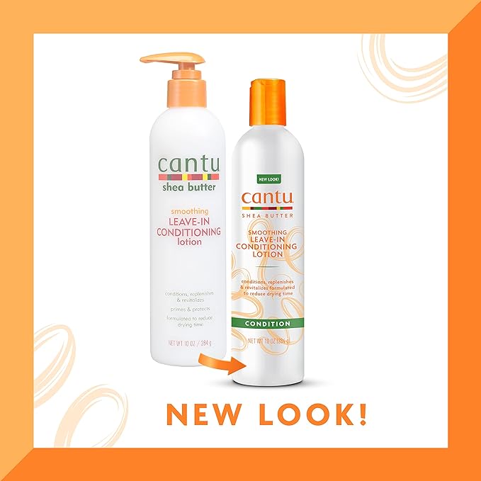 Cantu Smoothing Leave-In Conditioning Lotion with Shea Butter, 10oz