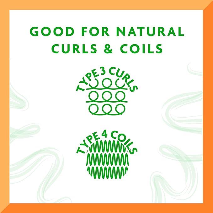 Cantu Avocado Silicone-Free Hydrating Curling Hair Styling Cream with Shea Butter, 12oz