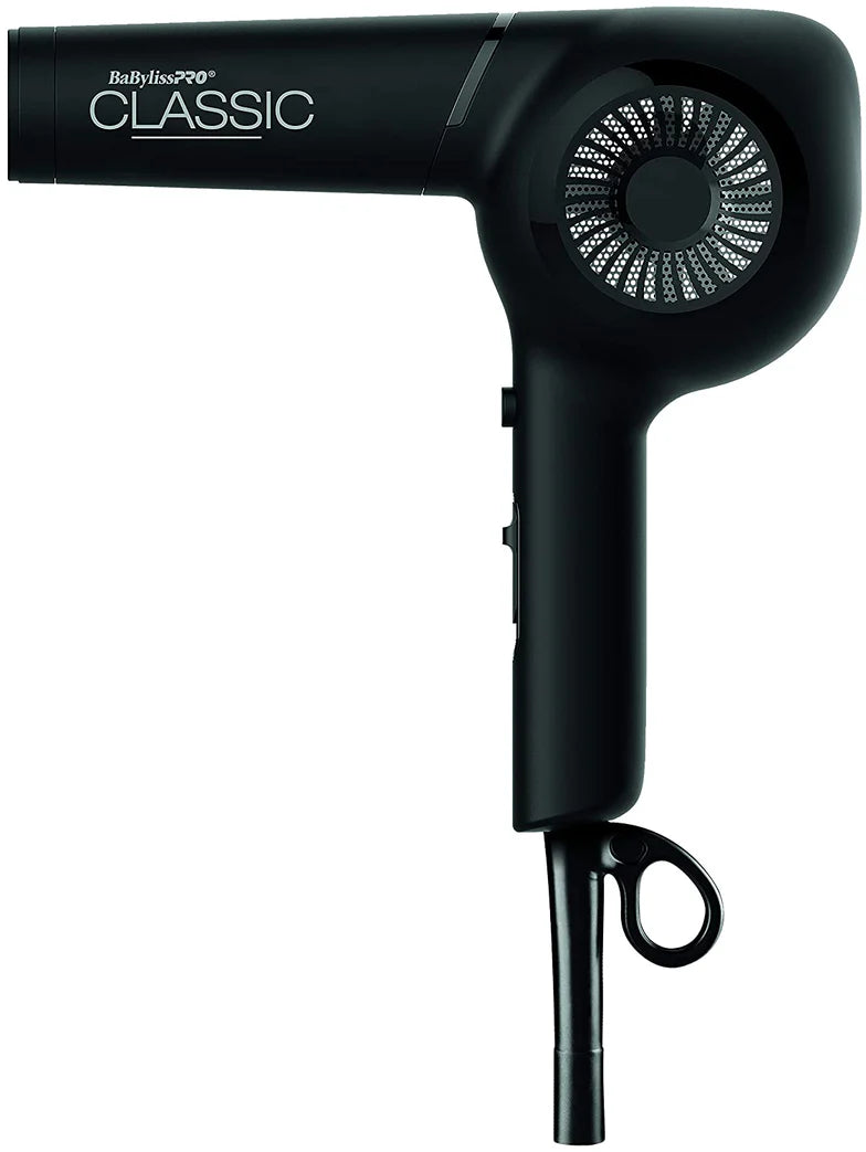 BaByliss PRO Classic Dryer (Black) & Porcelain Ceramic 1" Flat Iron Prepack
