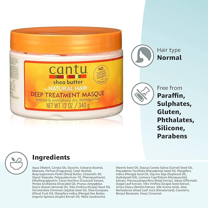 Cantu Shea Butter Deep Treatment Masque, 12oz