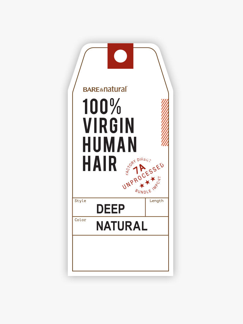 SENSATIONNEL Bare & Natural 100% VIRGIN HUMAN HAIR WEAVE 7A - DEEP