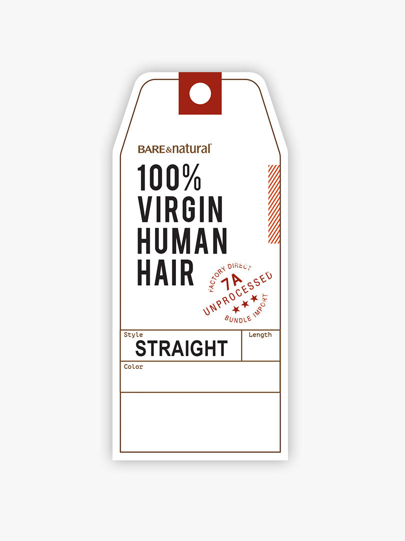 SENSATIONNEL Bare & Natural 100% VIRGIN HUMAN HAIR WEAVE 7A - STRAIGHT