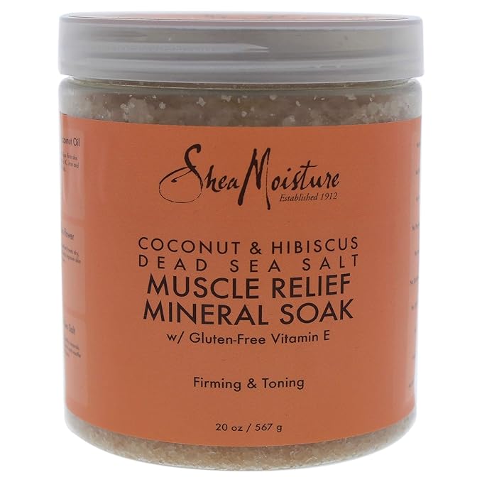 SheaMoisture Coconut & Hibiscus Dead Sea Salt Muscle Relief Mineral Soak