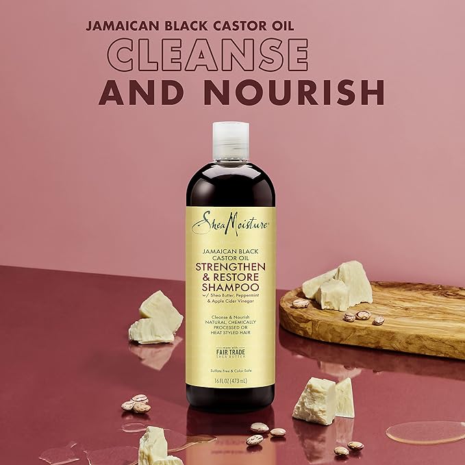 SheaMoisture Jamaican Black Castor Oil Strengthen & Restore Shampoo
