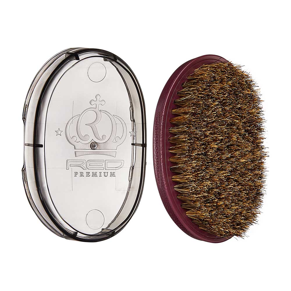 RED BY KISS BOW WOW X 360 Power Wave Premium Boar Brush with Case