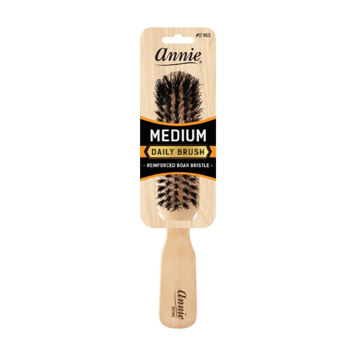 Annie Medium Wooden Brush Boar Bristle 5 Row