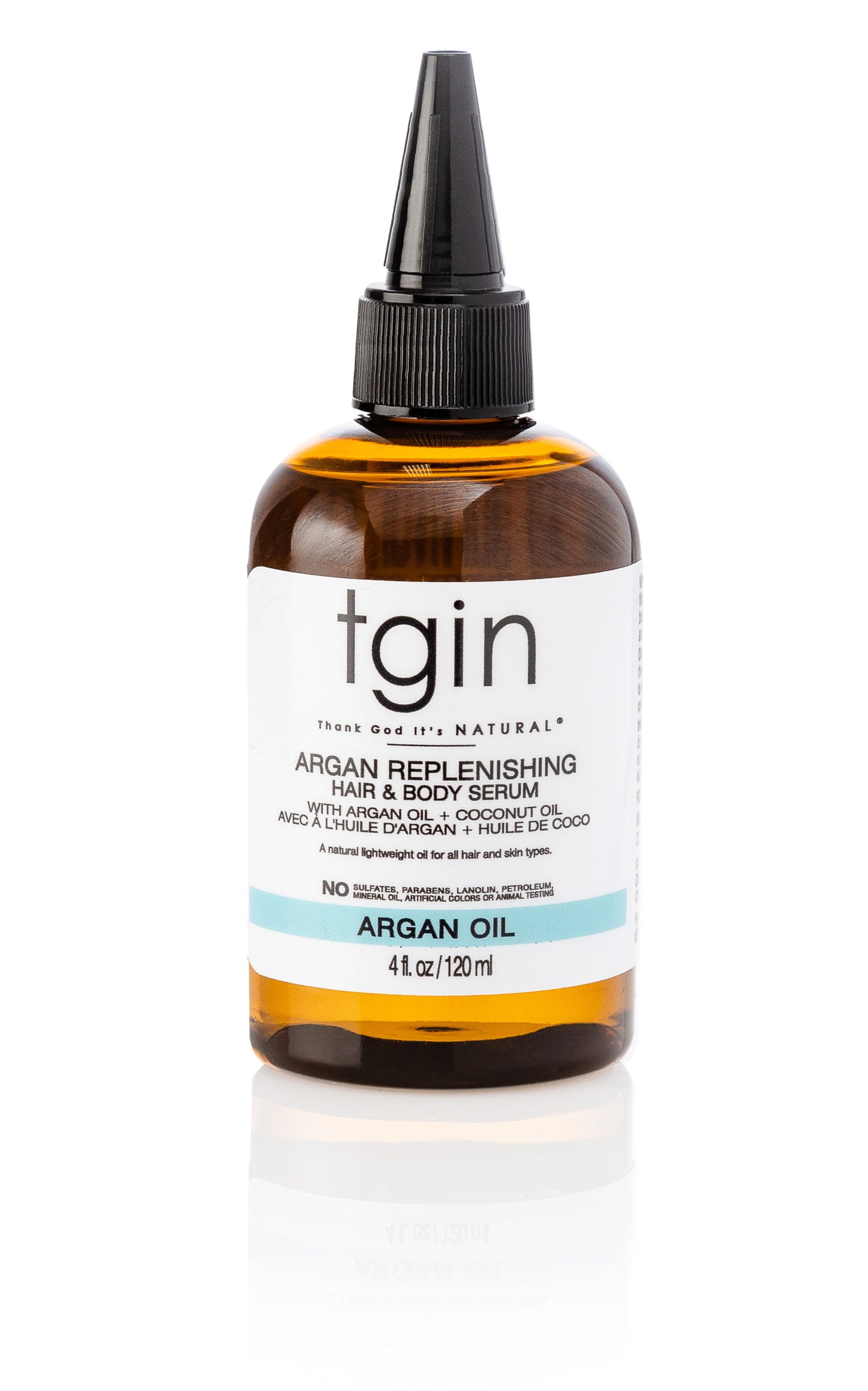 tgin Argan Replenishing Hair & Body Serum - 4oz