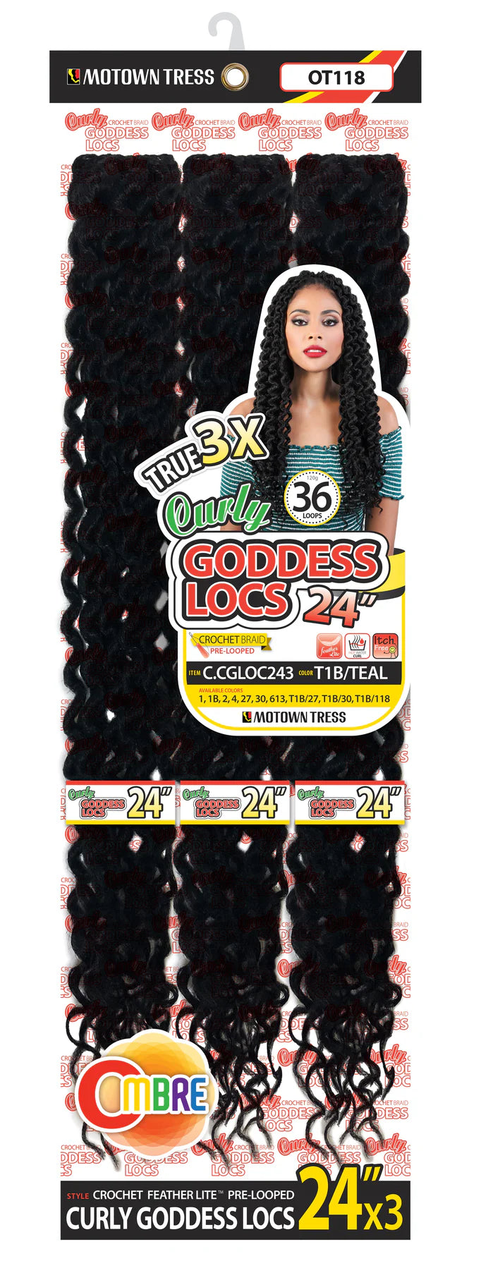 Motown Tress CURLY GODDESS LOCS 24"X3
