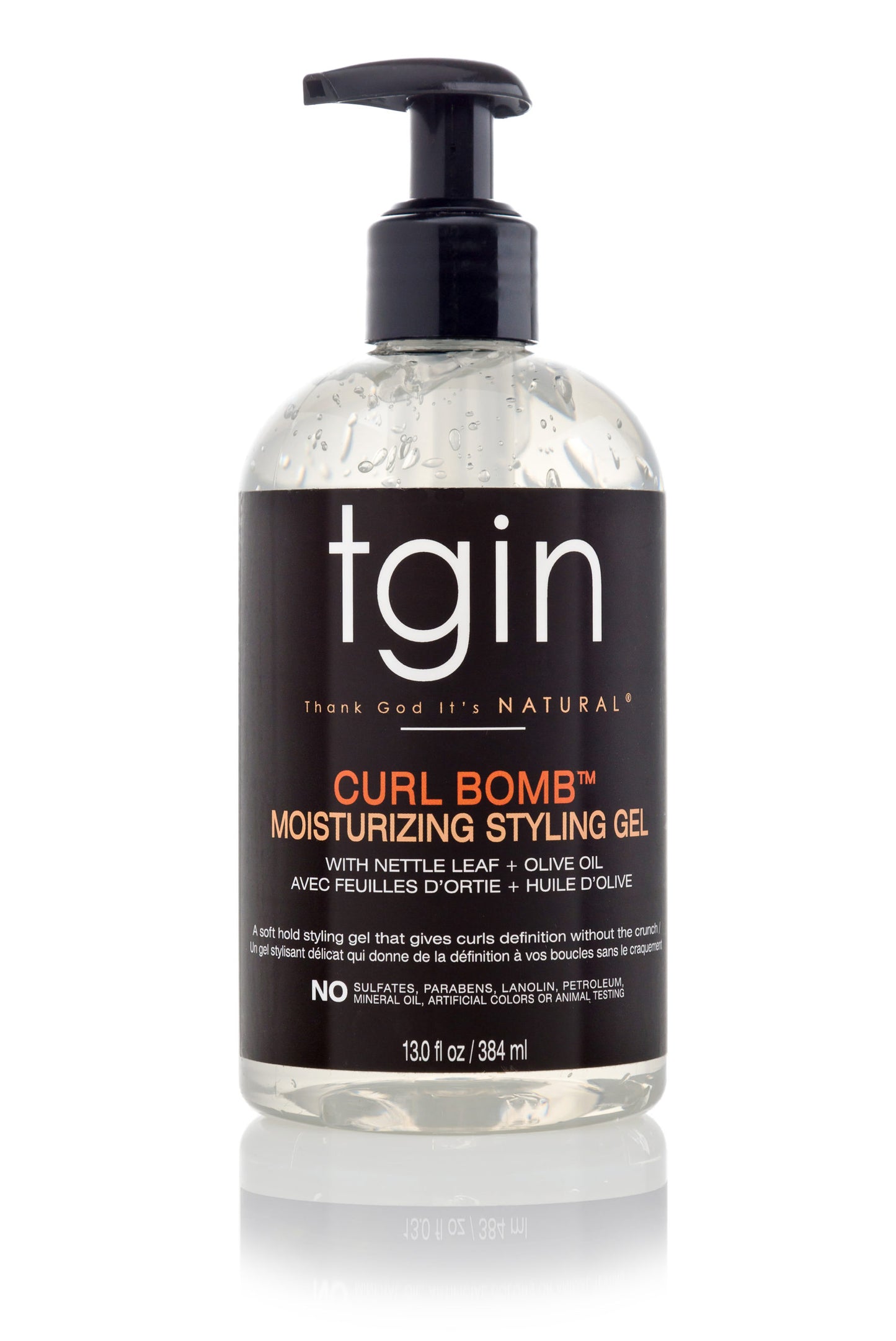 tgin Curl Bomb Moisturizing Styling Gel – 13oz