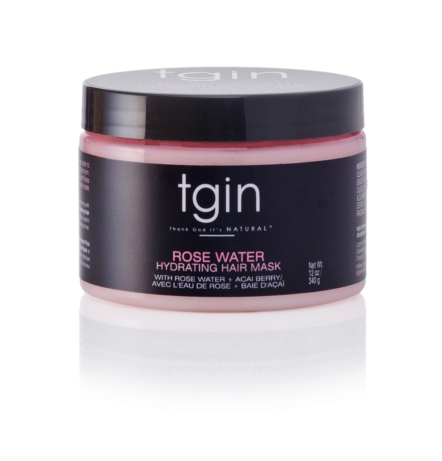 tgin Rose Water Hydrating Hair Mask - 12oz