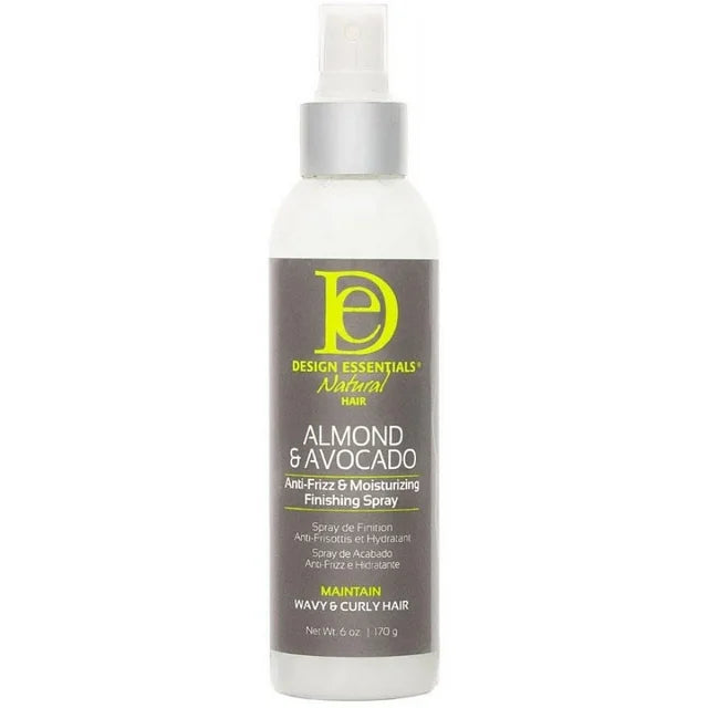Design Essentials Nat Almond & Avocado Anti-Frizz & Moisturizing Finish Spray 6oz