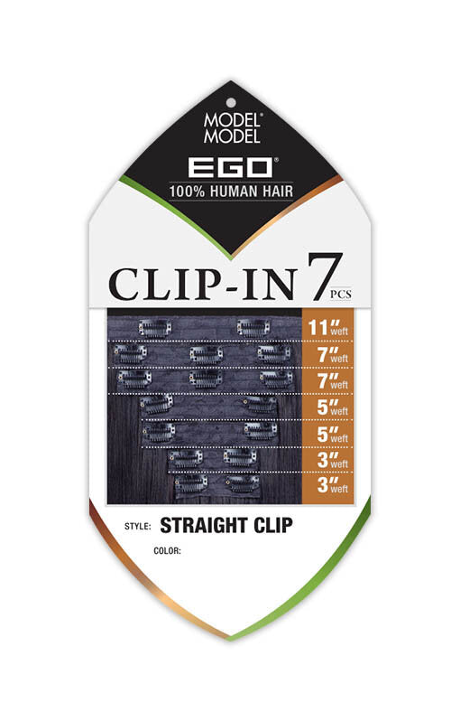 Model Model Ego 100% Human Hair Clip-In 7pcs - Straight