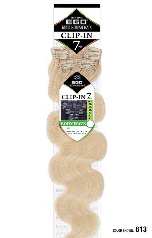 Model Model Ego 100% Human Hair Clip-In 7pcs - Body Wave