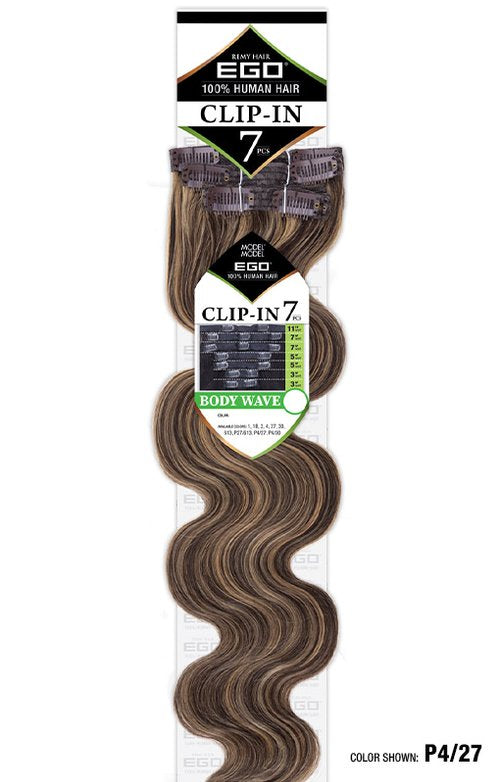 Model Model Ego 100% Human Hair Clip-In 7pcs - Body Wave