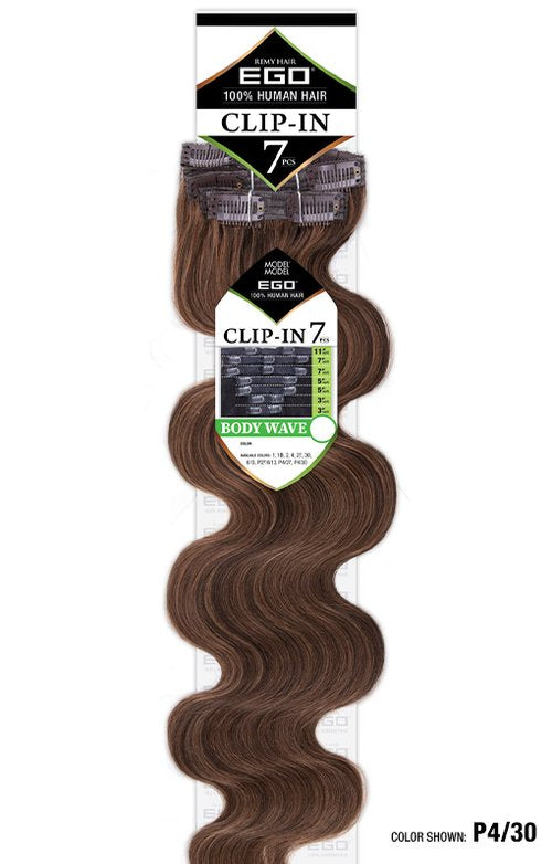 Model Model Ego 100% Human Hair Clip-In 7pcs - Body Wave