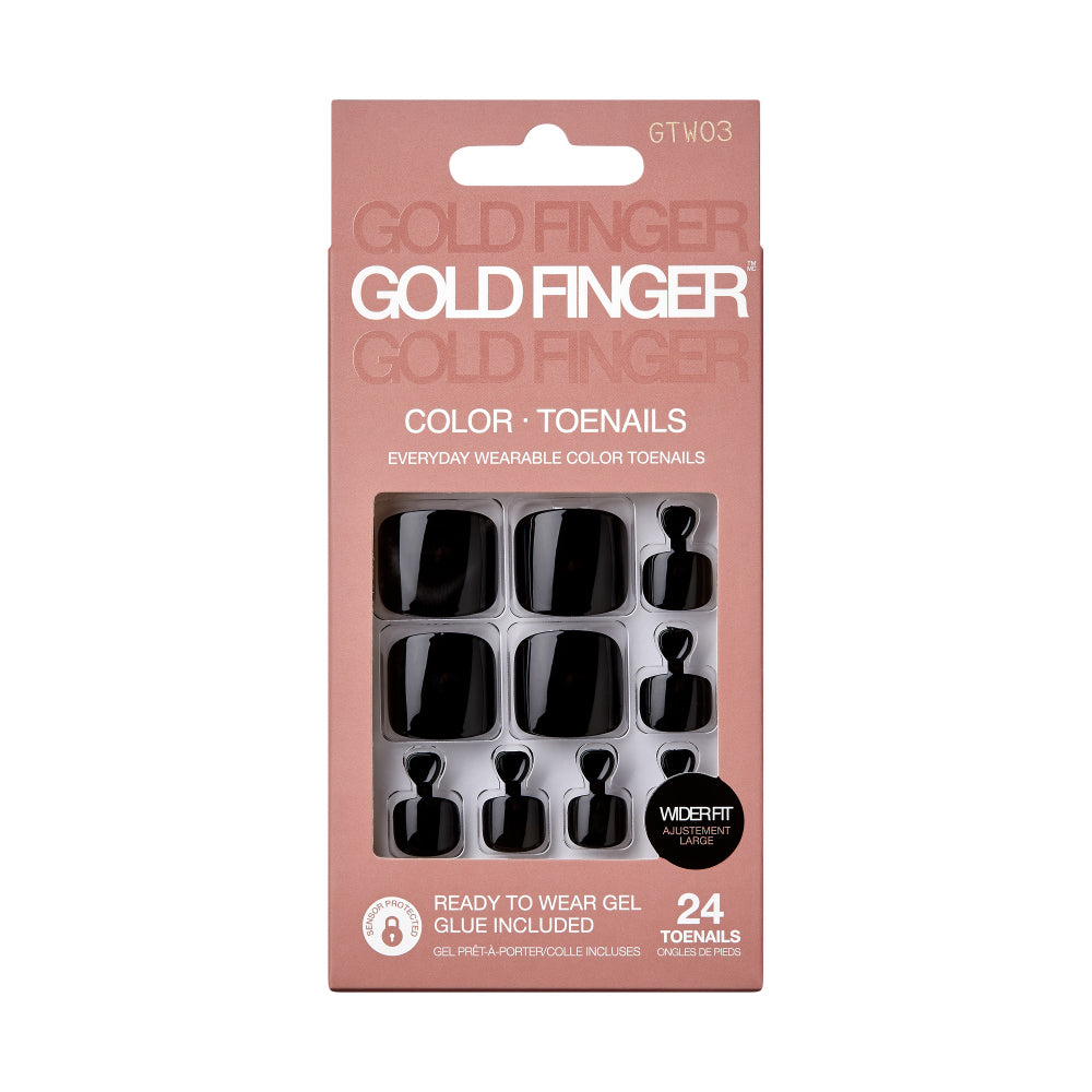 GOLD FINGER Color Wider Fit Toenails – This Night